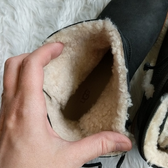 UGG Luisa Black Wraparound Boots - Picture 7 of 9